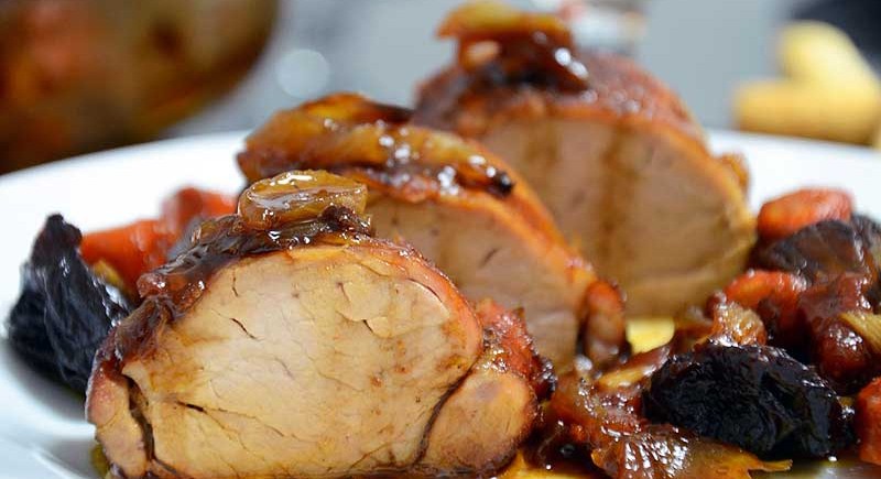 cerdo-salsa-ciruelas